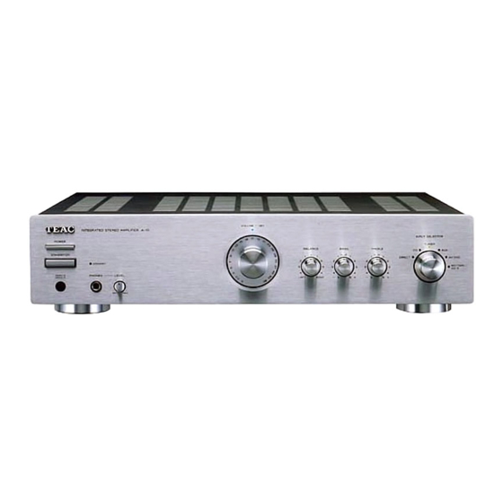 Teac A-1D Owner's Manual