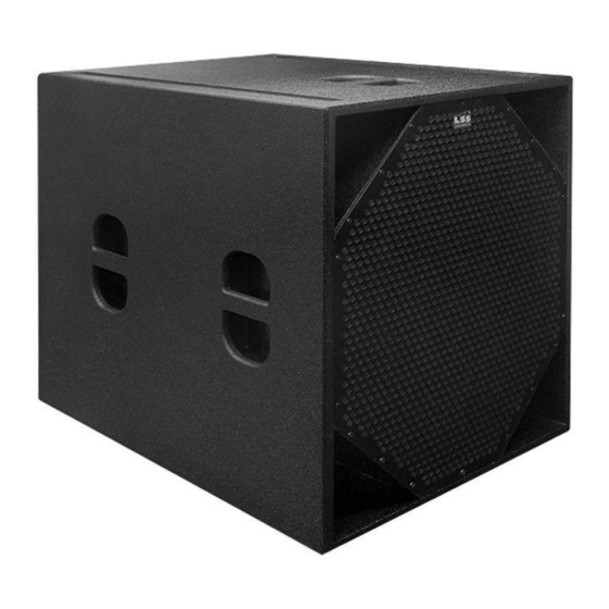 LSS OCTO21A Self-Powered Speaker System Manuals