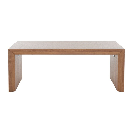Safavieh Furniture Woodrow COF7013 Manual