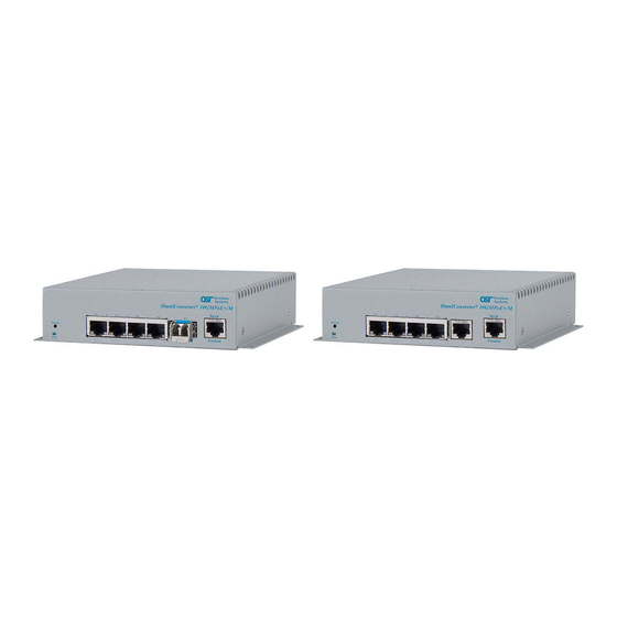 Omnitron Systems OmniConverter 10GMGPoE+/M User Manual