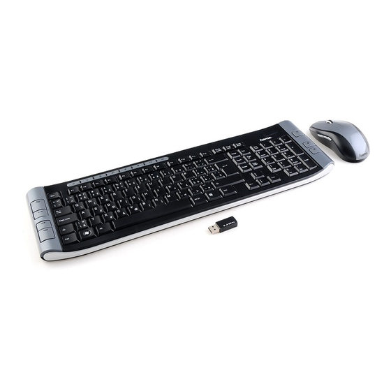 Hama RF 3000 Keyboard Mouse Set Manuals
