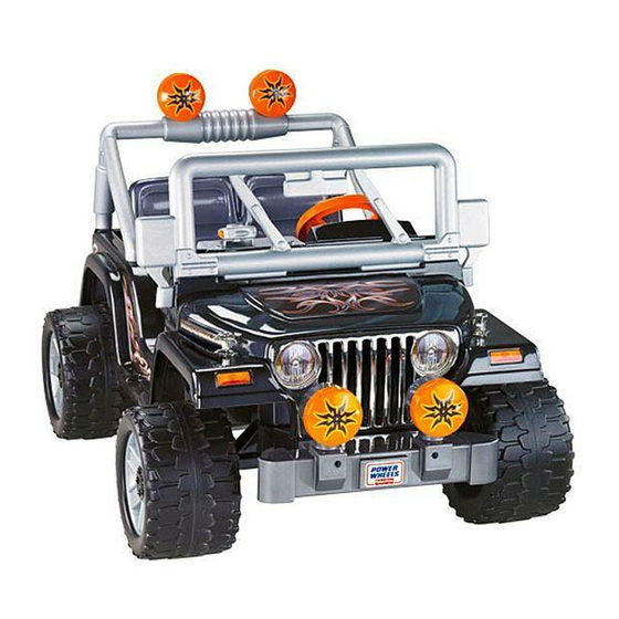 Power Wheels T7298 Owner's Manual