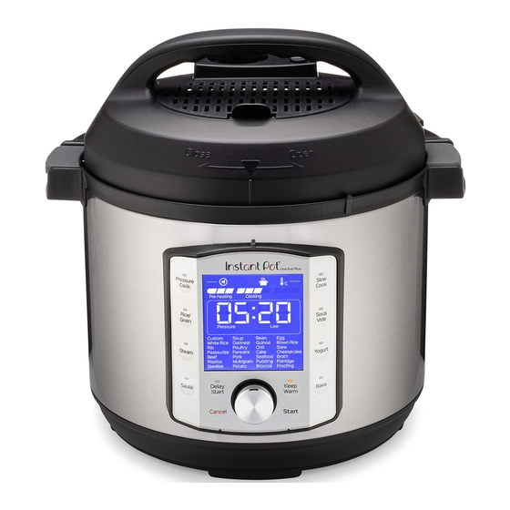 Instant Pot DUO EVO PLUS Getting Started Manual