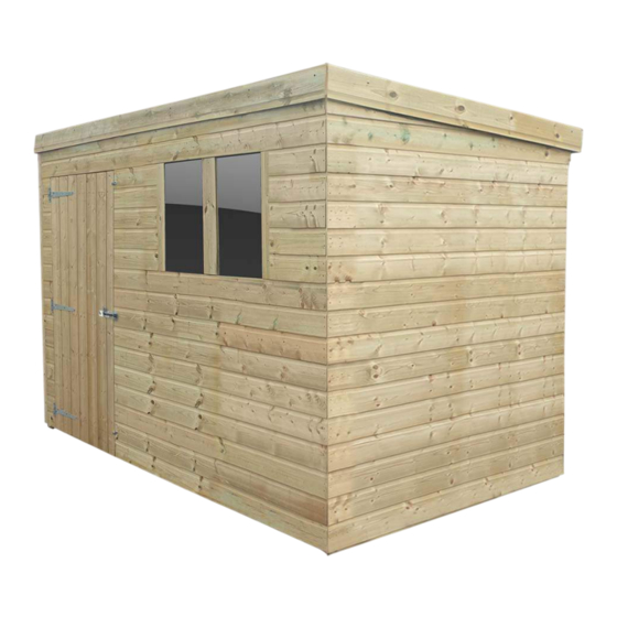 total sheds Apex Pent Generic Manual