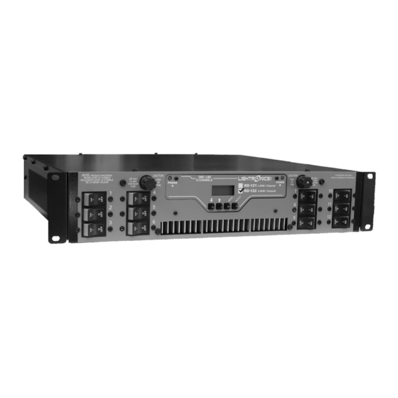 Lightronics RD122 Owner's Manual