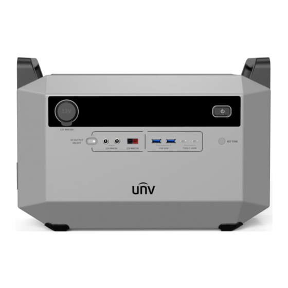 uniview technologies ES-E1000 Series User Manual