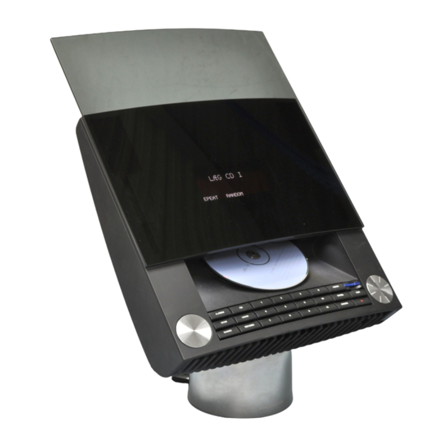 Bang & Olufsen BeoSound 4 - Sound System Manual