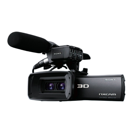 Sony HXR-NX3D1 Brochure & Specs