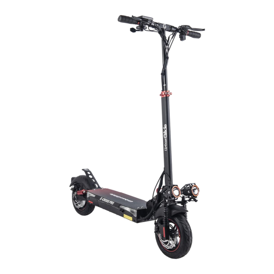 URBANGLIDE ECROSS PRO Original Manual