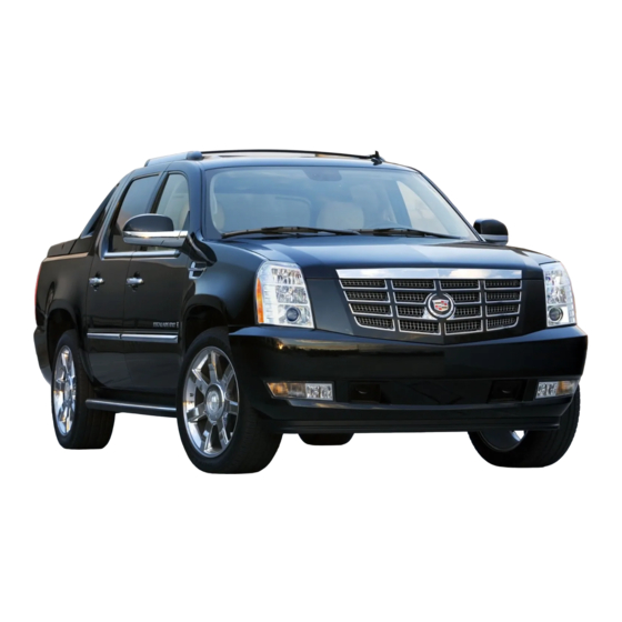 Cadillac escalade ext 2007 Manuals