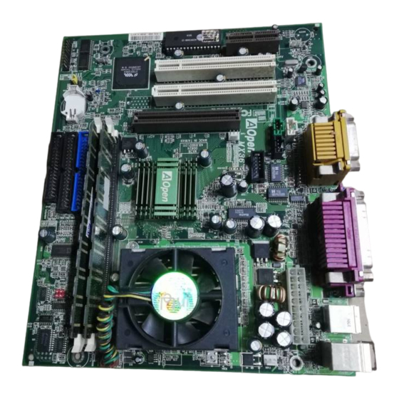 AOpen MX36 Online Manual
