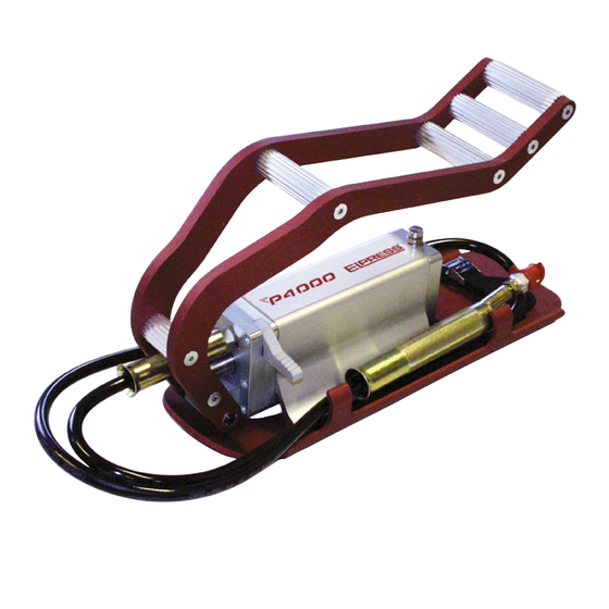 User Manuals: Elpress P4000 Hydraulic Foot Pump