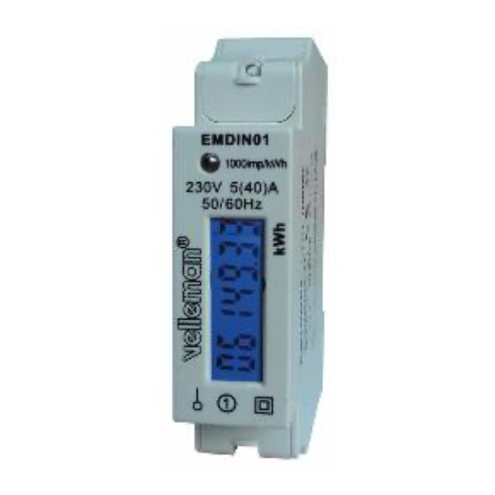 Velleman EMDIN01 User Manual