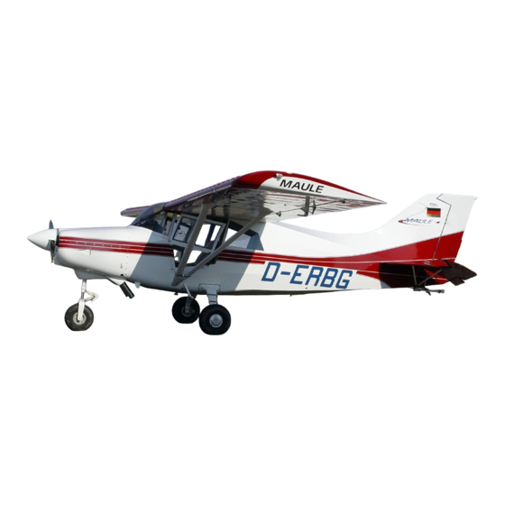 MAULE Sportplane Trigear MXT-7-160 Manuals