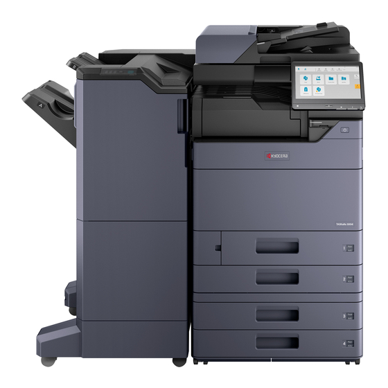 Kyocera TASKalfa 7004i Quick Manual