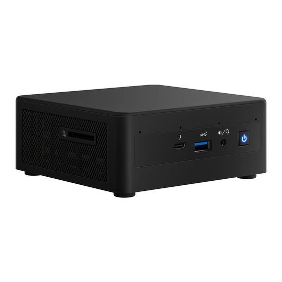 Intel NUC11PAKi7 Manuals