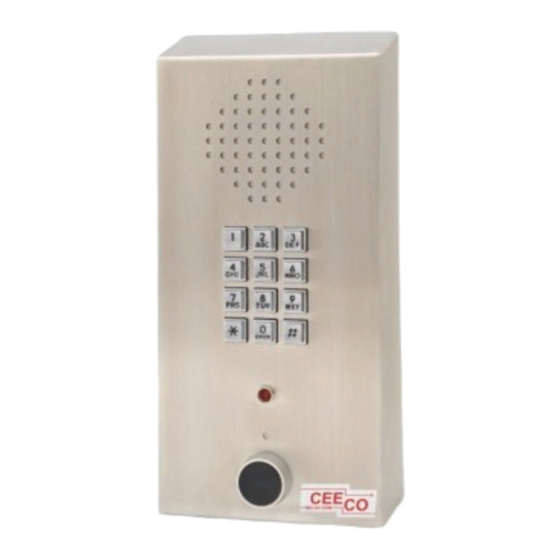 CEECO SSW-521-X-ADA Service Manual