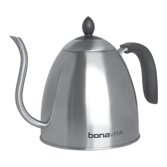 Bonavita BV3825ST Instructions For Use Manual