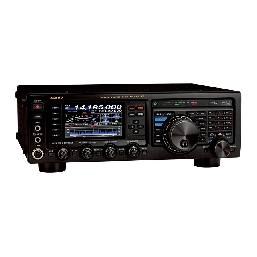 Yaesu FT dx 1200 Operating Manual