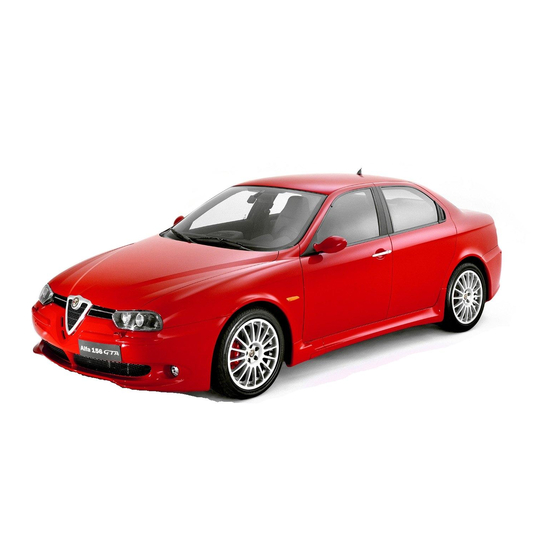 Alfa Romeo Alfa 156 Autoradio Bedienungsanleitung Betriebsanleitung 01/2001 
