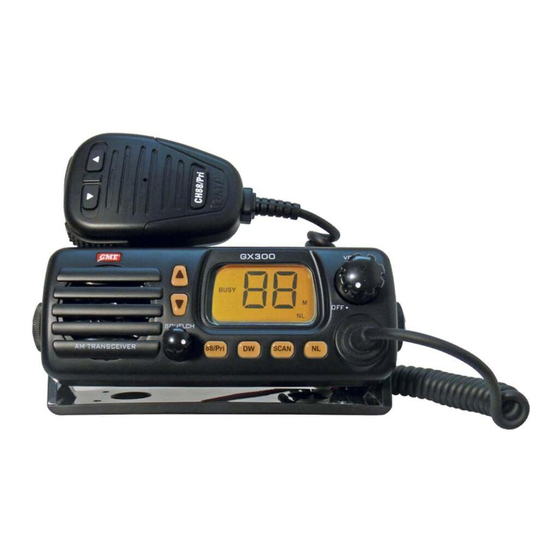 GX600DB - VHF Marine Radio with DSC - Black