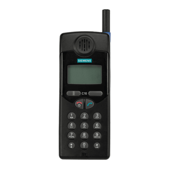 siemens c10 mobile phone