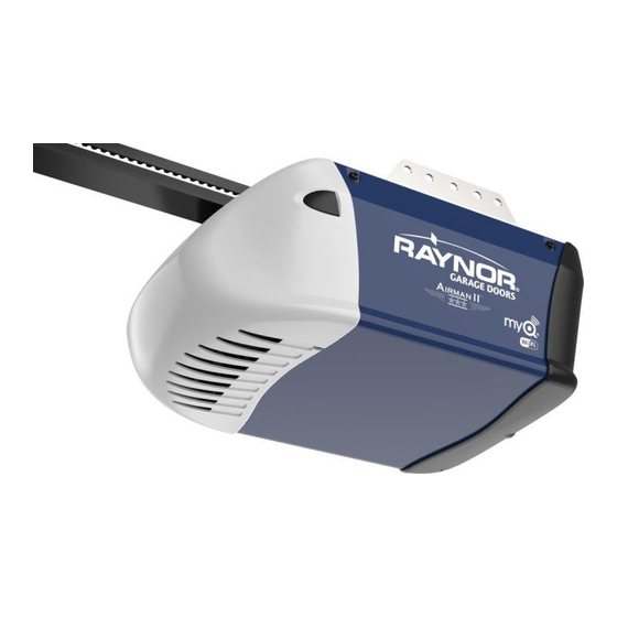 Raynor Garage Door Opener Manual