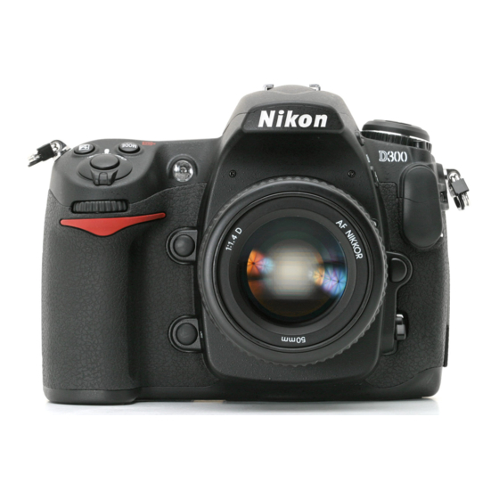 NIKON D300 USER MANUAL Pdf Download ManualsLib