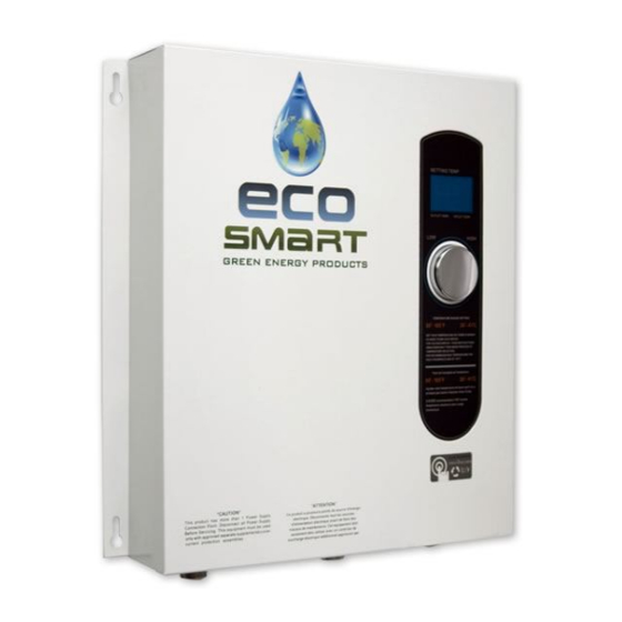 ECOSMART ECO-21 INSTALLATION INSTRUCTIONS MANUAL Pdf Download | ManualsLib