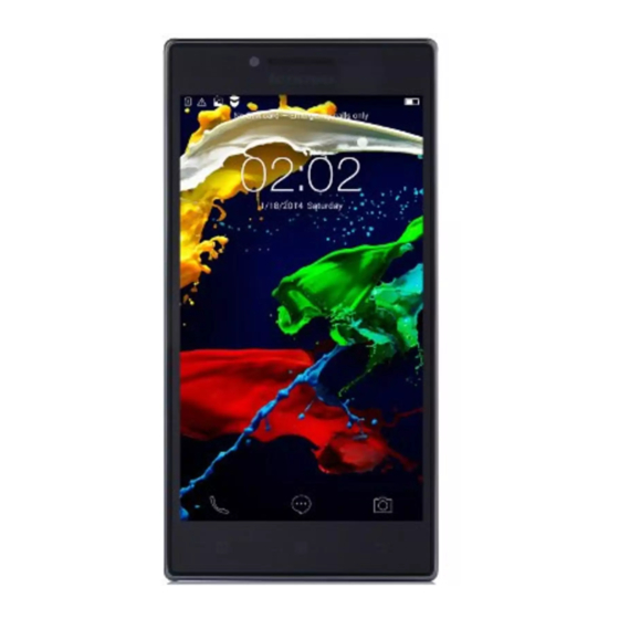 Lenovo P70 Quick Start Manual