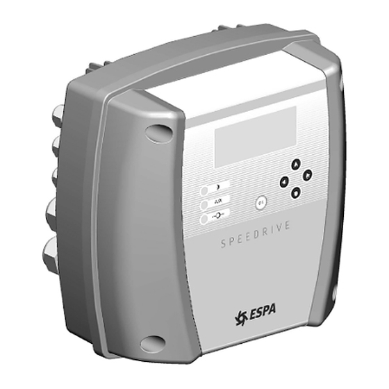 Espa SPEEDRIVE Instruction Manual