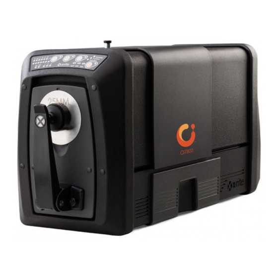 X-Rite Ci7860 Series User Manual