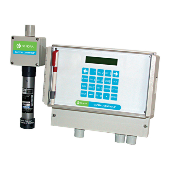 De Nora Capital Controls CHLORALERT 17CA3000 Series Instruction Manual