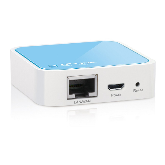 TP-Link WR702N Quick Manual