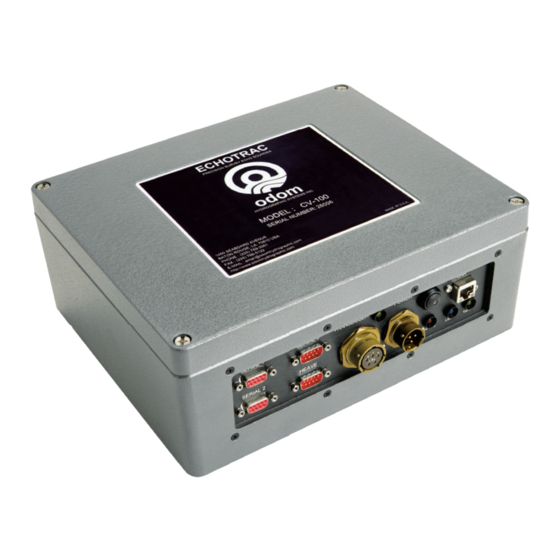 Odom ECHOTRAC CV Quick Start