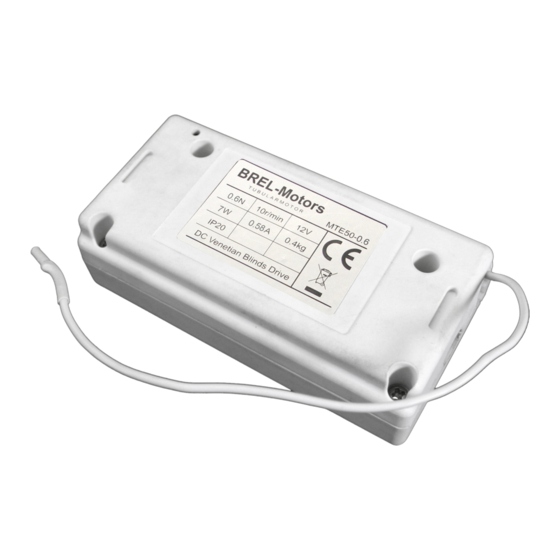 brel-motors BTE 50 Installation Manual
