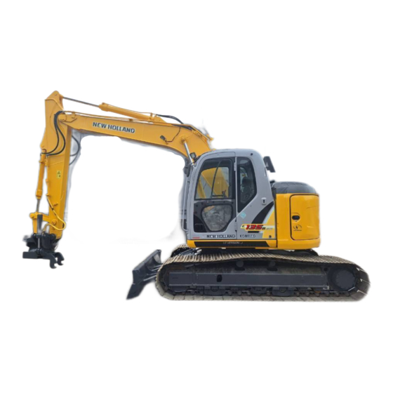 New Holland E135BSR ROPS Tier III Manuals