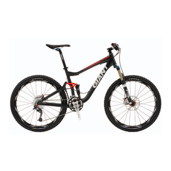 Giant TRANCE X1 Datasheet