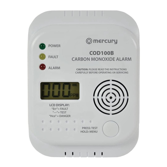 Mercury COD100B User Manual