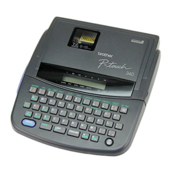 Brother P-touch Extra PT-320 User Manual