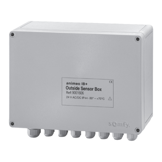 SOMFY animeo IB+ Installation Manual
