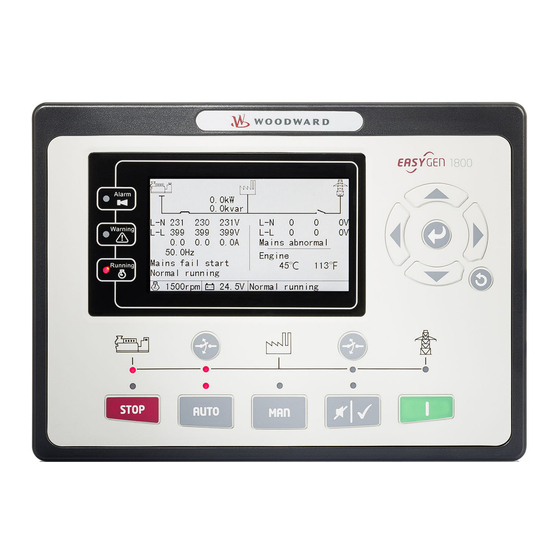 Woodward easYgen-1800 Operation Manual