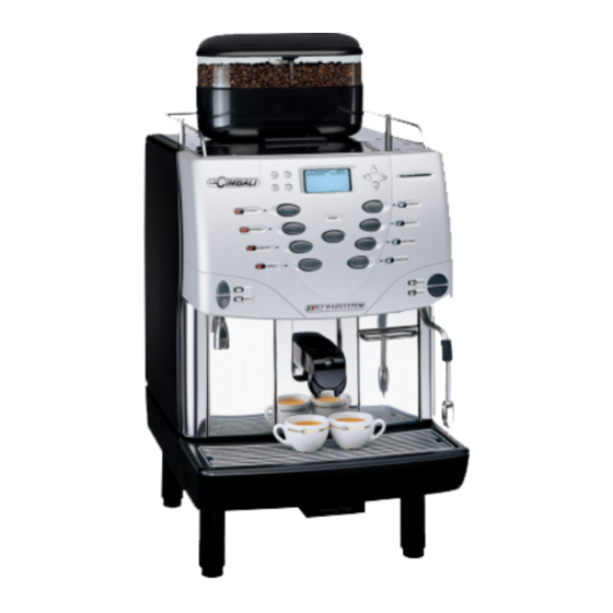 Cimbali M2 Barsystem Description Of The Machine And Of The Control Panel