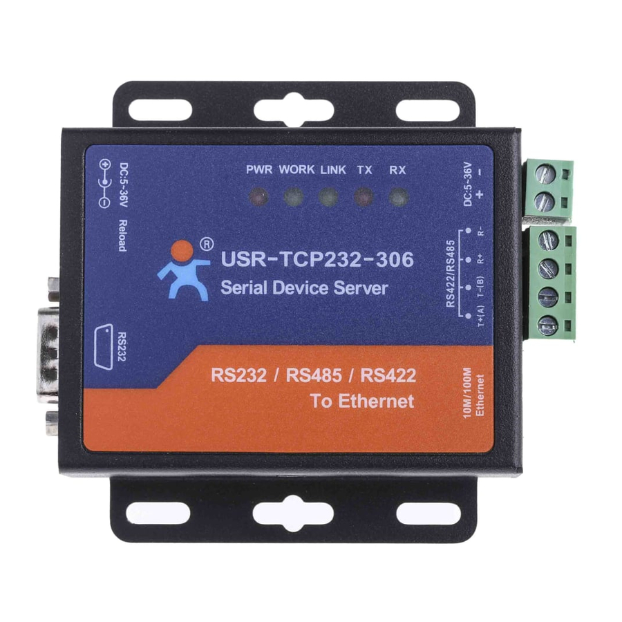 ELC USR-TCP232-306 Quick Start Manual