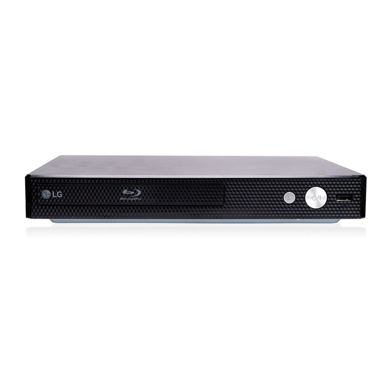 User Manuals: LG BPM36 Blu-ray Disc Player