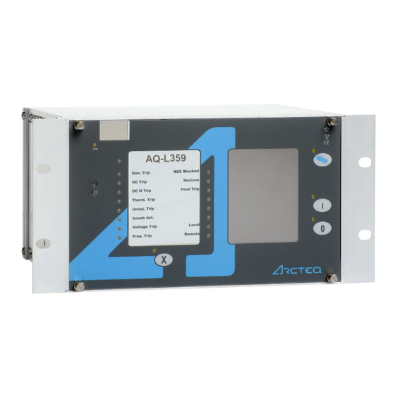ensto Arcteq AQ-L3x9 Instruction Manual