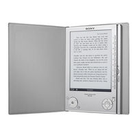 Sony PRS-505/SC - Portable Reader System Service Manual