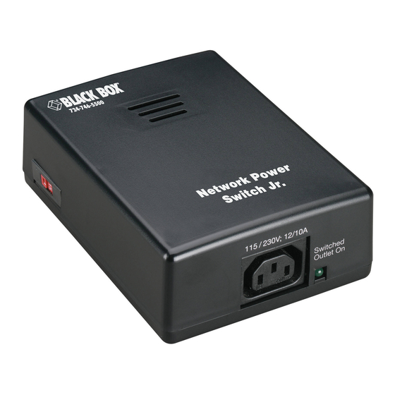Black Box SWI080A User Manual