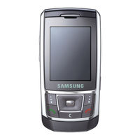 Samsung SGH-D900E User Manual