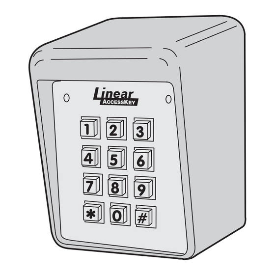 Linear AccessKey Installation And Programming Instructions